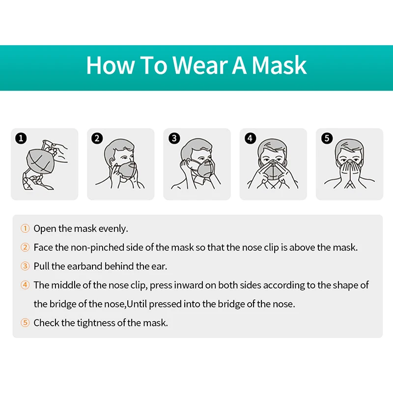 

k95 mask ffp2mask CE certificadas 5 layers pm25 filter k95 ffp2 mascarillas ffp2reutilizable health masks kn95 500pcs dust maske