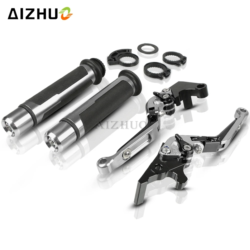 

Motorcycle Brake Clutch Levers+Handle Grips For SUZUKI GSX-S1000 GSX S1000 GSXS 1000 GSX-S1000F GSXS1000 ABS 2015-2019 2017 16