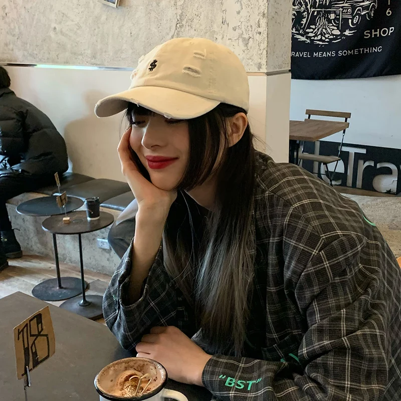 Кепка Женская на весну и лето в Корейском стиле универсальная Модная брендовая