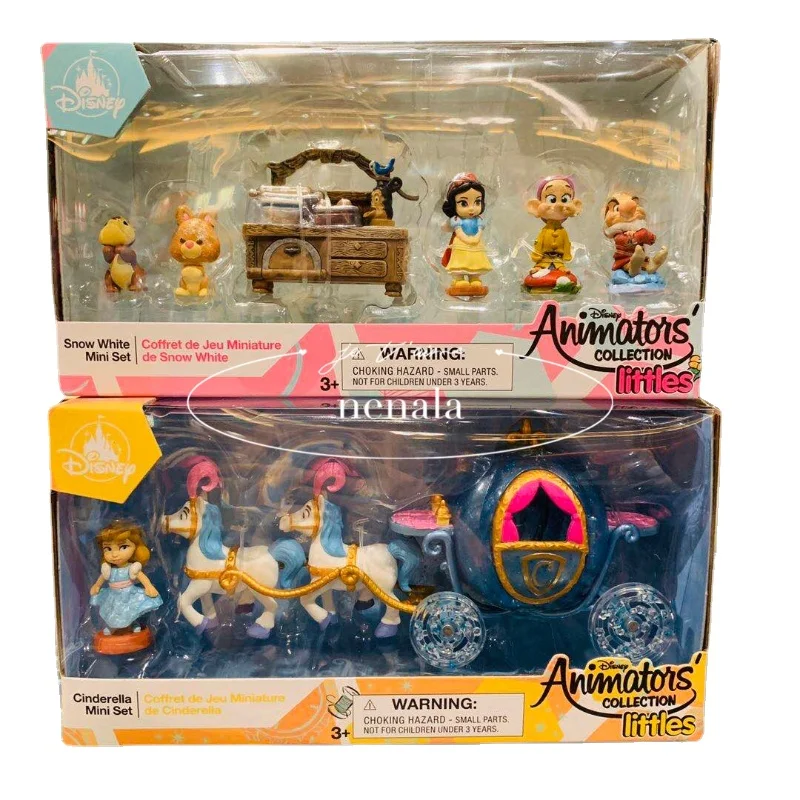 

Набор игрушек Принцессы Disney, снежно-белый карликовый домик Золушки, детские игрушки, хобби, фигурки героев, подарок для детей