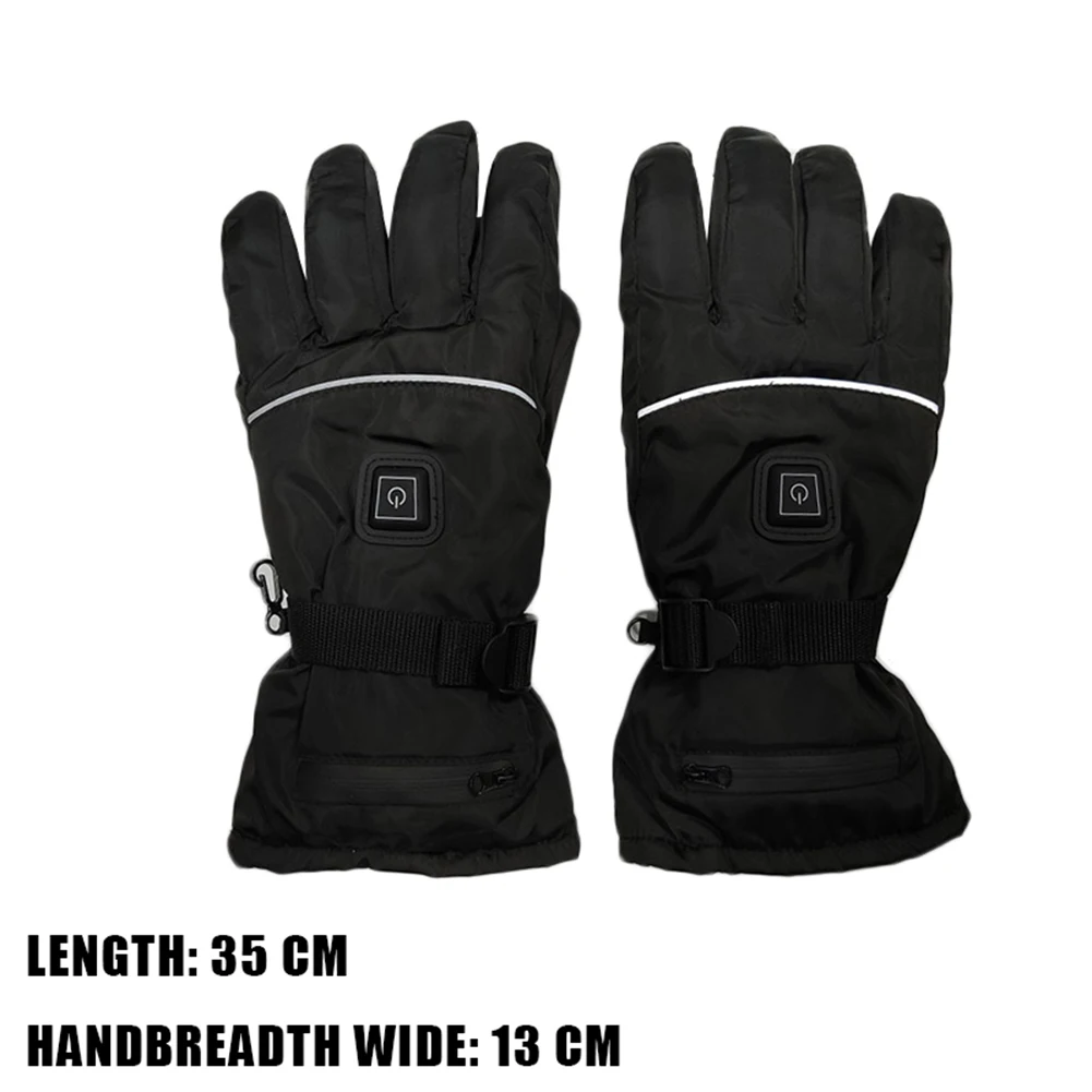 

1 Pair 3 Modes Electric Heated Gloves Elaborate Manufacture Prolonged Durable Battery Powered Cycling Thermal Gloves