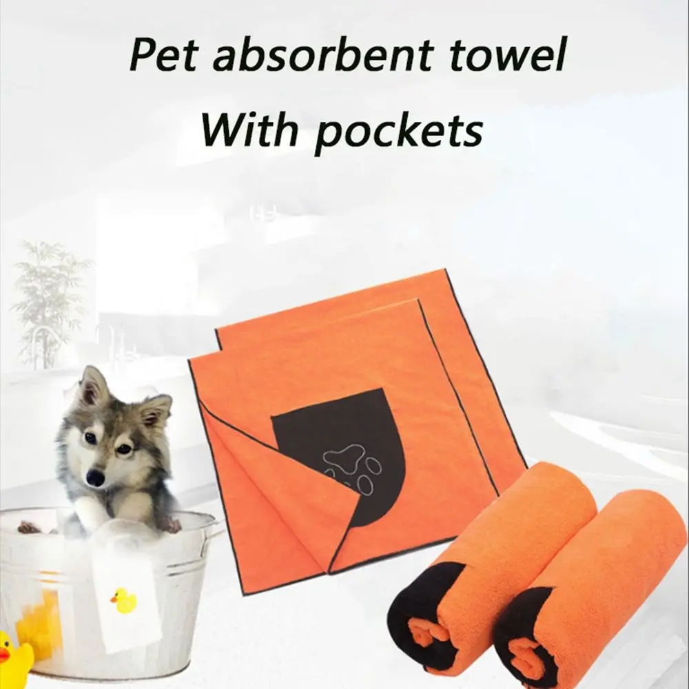 

Ультраабсорбирующее мягкое полотенце из микрофибры для домашних животных, быстросохнущее полотенце, банная ткань, банное полотенце для до...