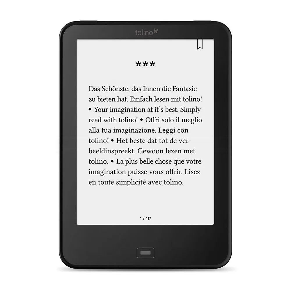 Tolino Vision 2 e reader ink 6 дюймов 1024x758 сенсорный экран электронная книга читатель WiFi Tap2