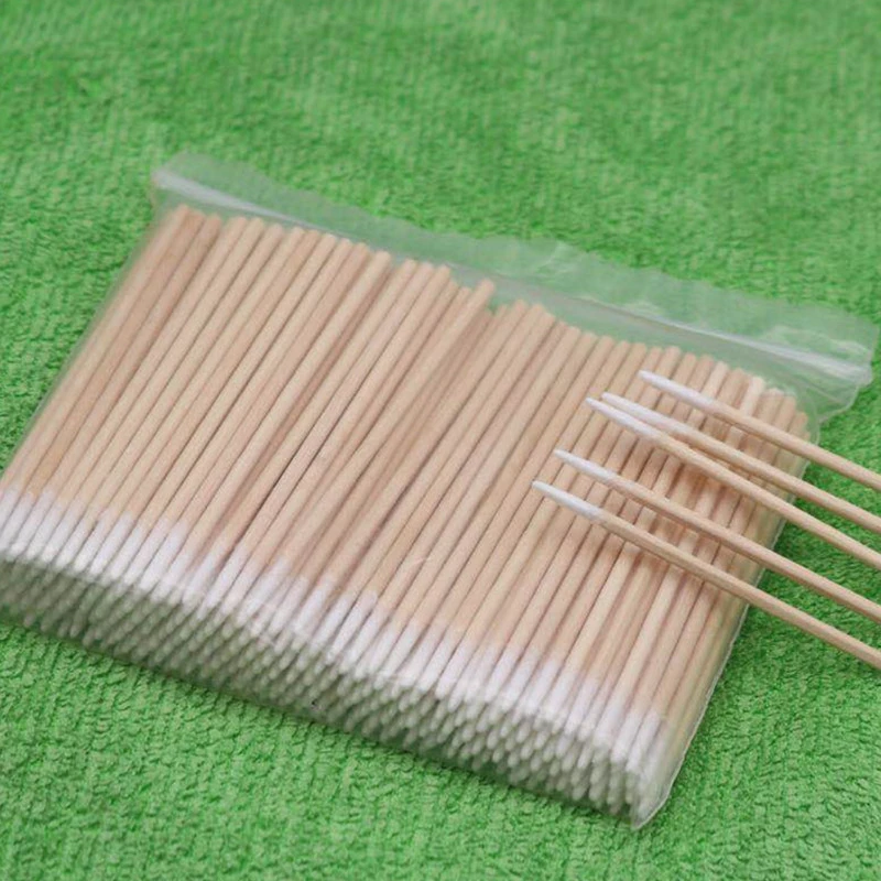 300 шт. деревянные ватные тампоны косметика Перманентный макияж здоровье