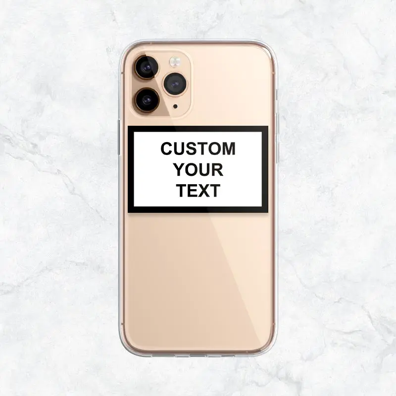 Чехол-накладка для iphone 13 11 12 Pro XR Xs Max 6 7 8 Plus с надписью на заказ | Мобильные телефоны