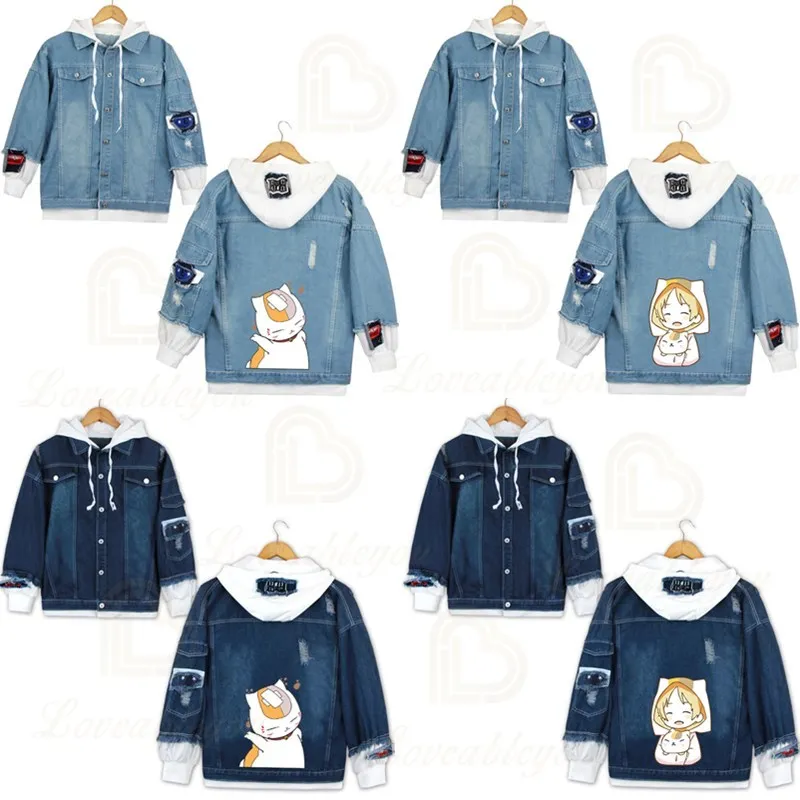 Костюмы Coslove джинсовые худи джинсовая куртка для косплея пальто с капюшоном на