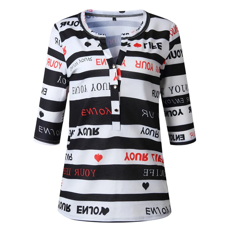 Блузка женская с принтом букв рубашка топ и блузка модная уличная одежда в стиле