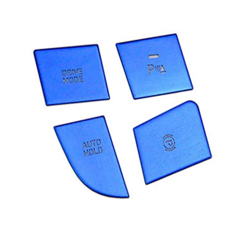 4 шт. Шестерни позиции Кнопка Ручного Тормоза декоративная накладка для Elantra 2021