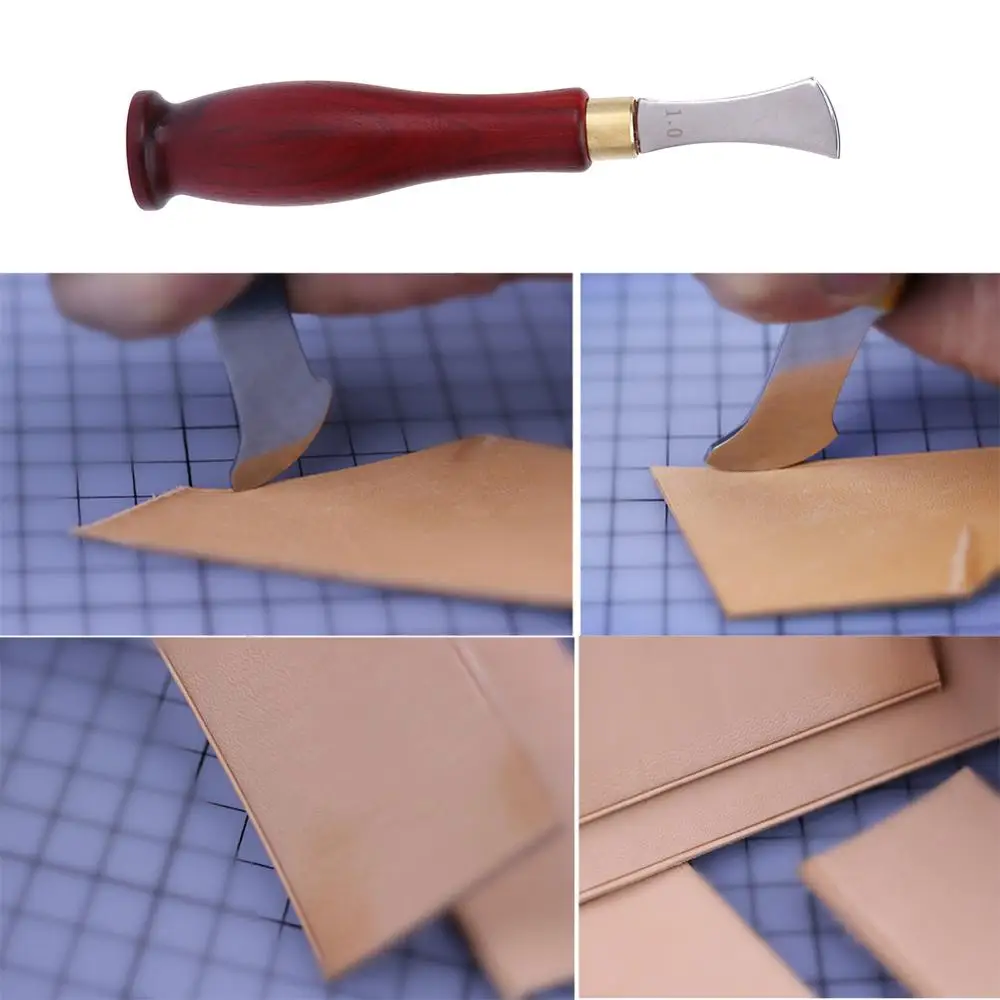 

Leather Arch Edge Sector Shallow Groove Edges Cold and Hot Pressure Line Punch Embedding Thread Leathercraft Tools, 1.0-2.5mm