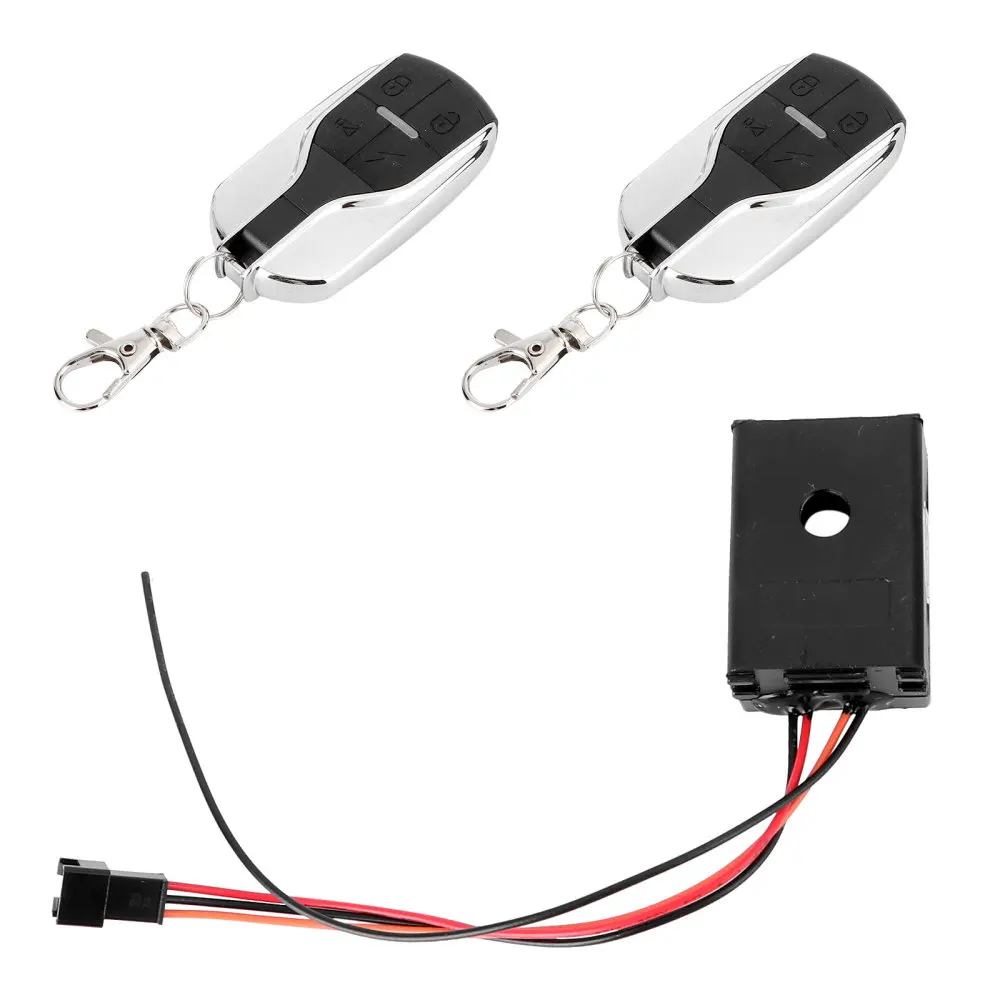

48-60V Anti-theft Horn Alarm with Long Distance Waterproof Alarm System Remote Engine Start Arming Disarming for Scoote