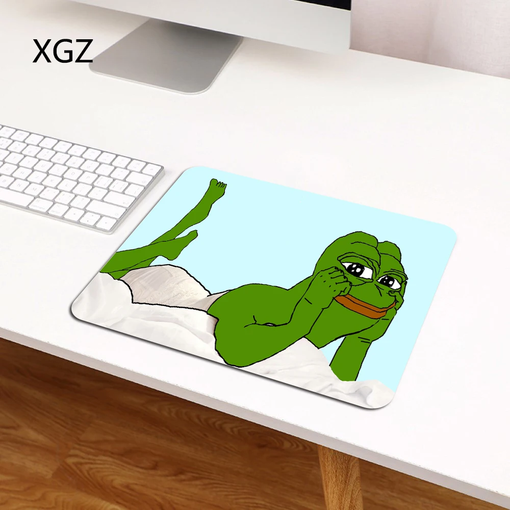 Настольный симпатичный коврик для мыши XGZ с забавной лягушкой игровые аксессуары