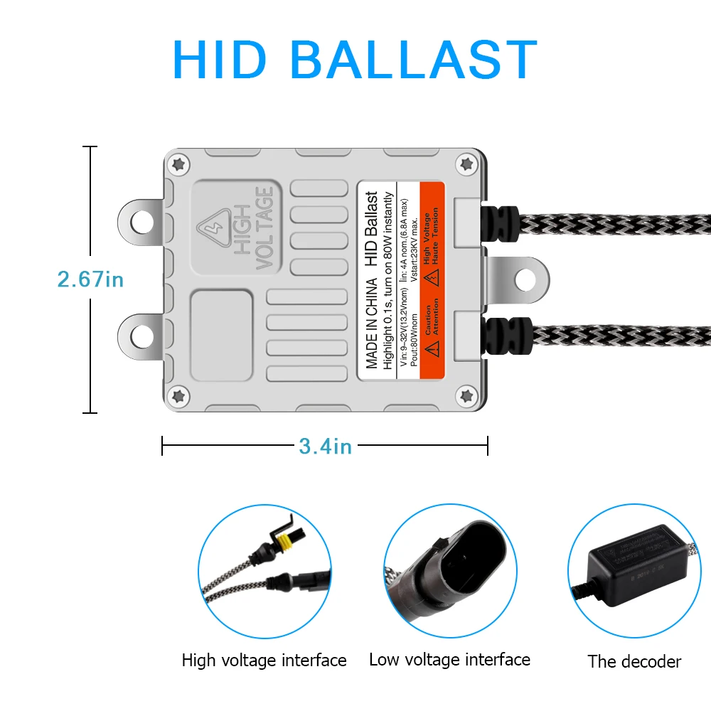 H7 80 Вт Xenon HID ксенон комплект Ballast hid H1 H3 H4 H11 9005 9006 HB4 4300K 6000K 8000K авто фары с тонким