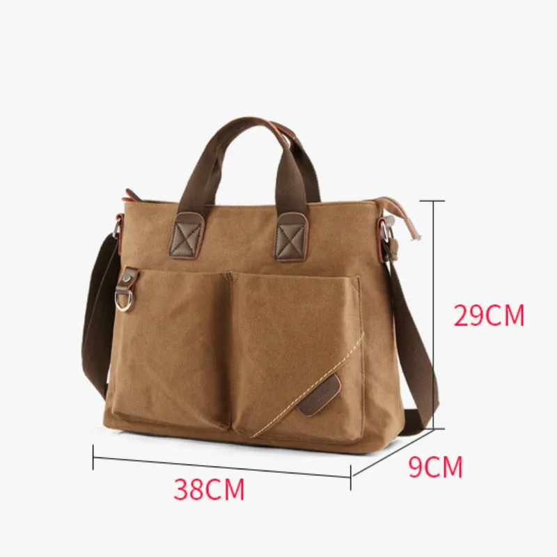 

2020 Business Bag Fashion Canvas Handbag Outdoor Sports Bag Messenger Bag black Bag Shoulder Bag Student Bag School Luxury Bag