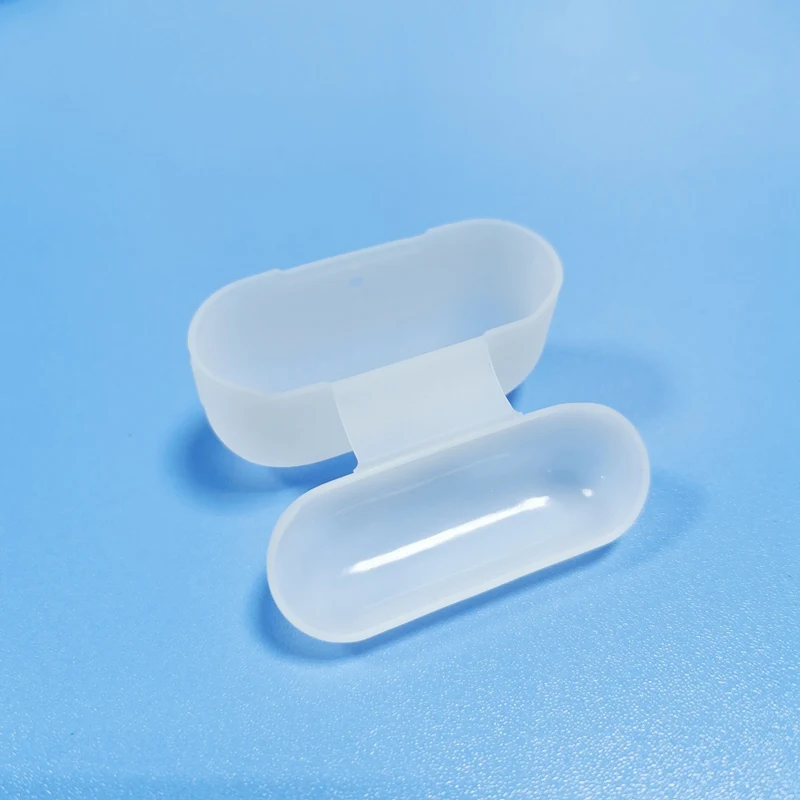 Однотонные чехлы для наушников для Apple AirPods Pro Новые Мягкие силиконовые чехлы для зарядки - Цвет: transparent 1pcs