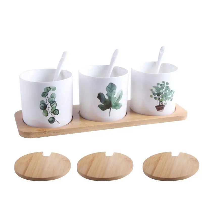 Кухонные принадлежности 3 шт./компл. керамическая бутылка для приправ Набор банок