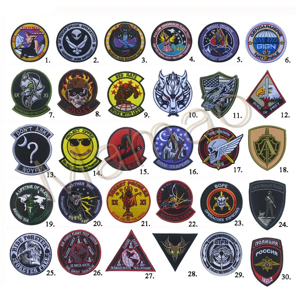 Спецназ ВВС США черная зона Полетный тест эскадрилья бомба коты нашивка