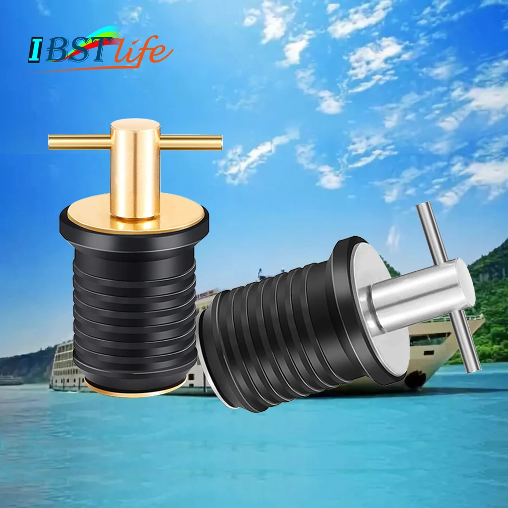 

Adjustable T-Handle TWIST-IN Boat Drain Plug Bung Socket For Dinghy Kayak Canoe Marine Yacht Speedboat Boat Hardware Accessories