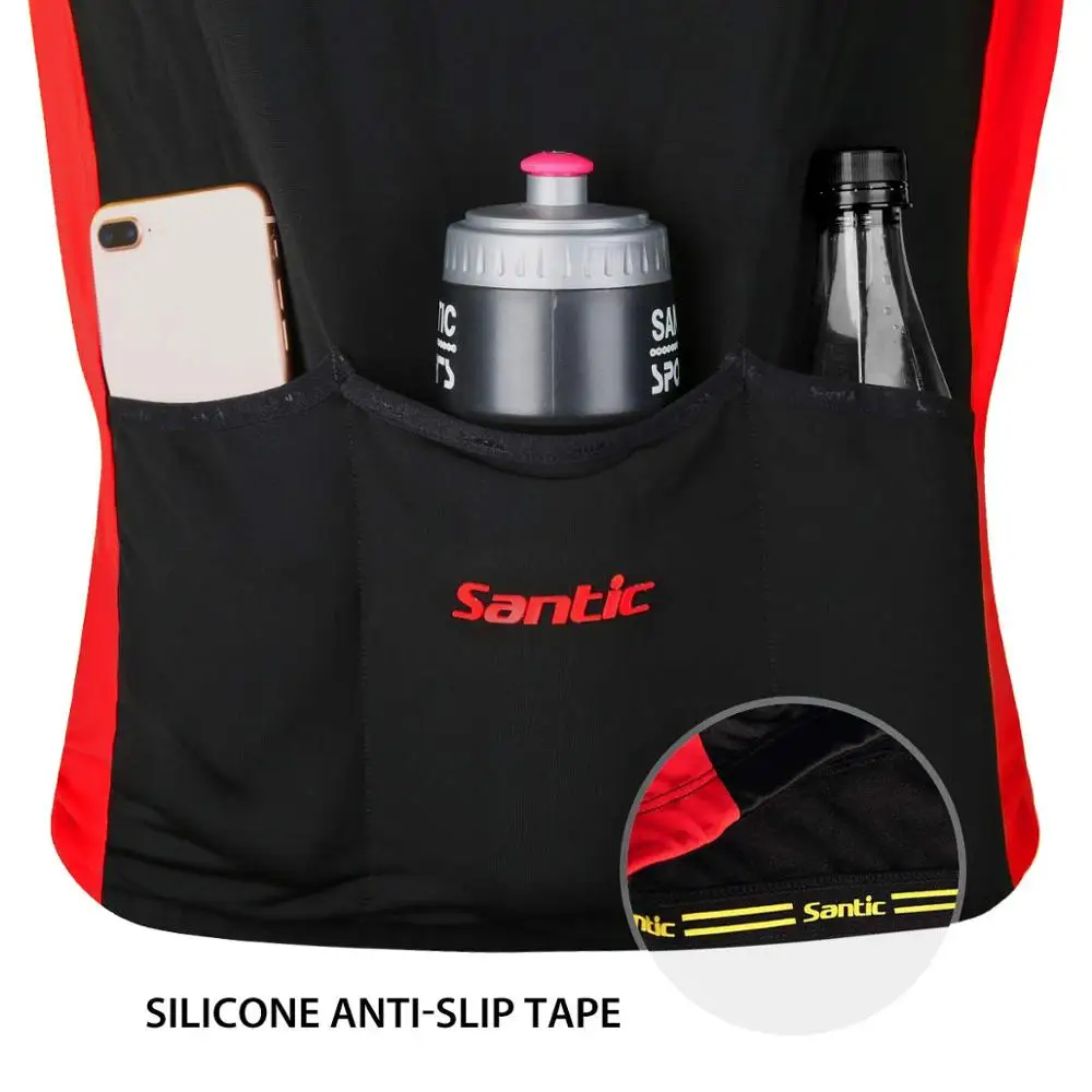 Мужская куртка для велоспорта Santic зимнее пальто с флисовой подкладкой