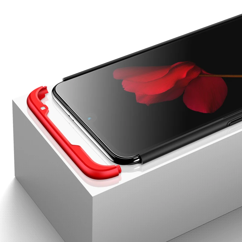 Полный защитный жесткий чехол xiaomi mi9 mi9se 3 в 1 Броня задняя крышка Redmi Note 7 case редми