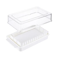 storage butter dish essential butter tray for butter cutting storing fresh keeping butter box with lid for counter