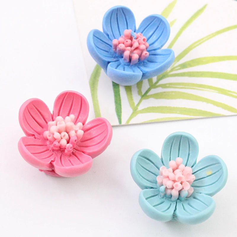 5 шт. креативные Цветочные наклейки на холодильник в форме чаши Флорес мини