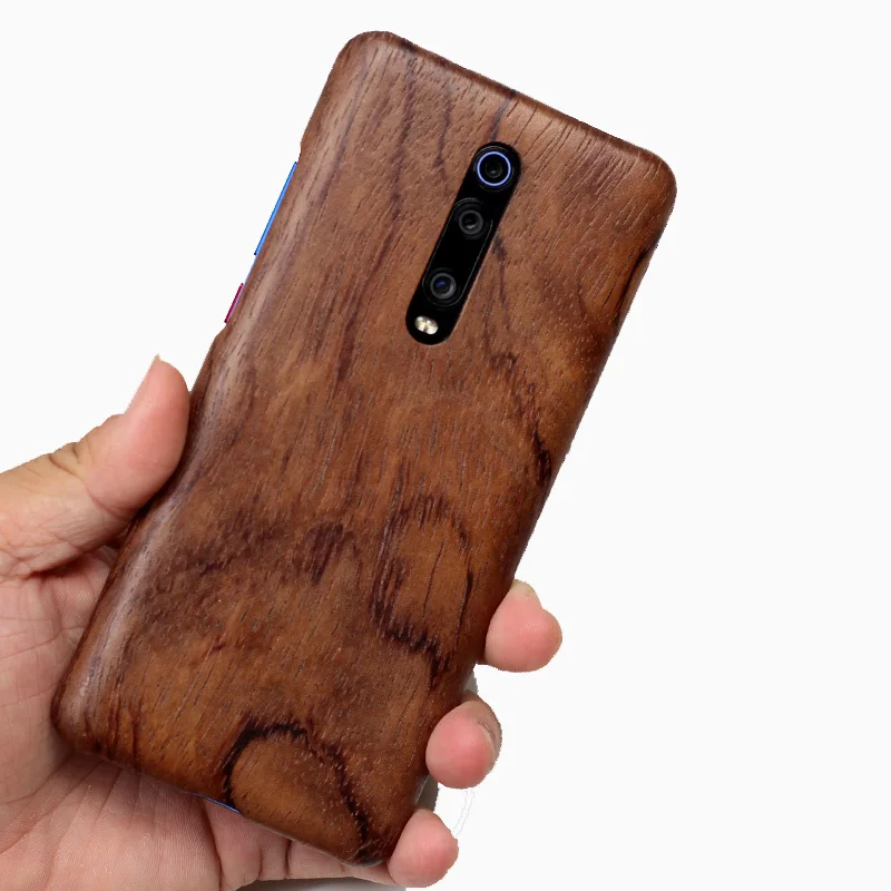 Чехол для телефона из натурального дерева для Xiaomi 9T PRO, Redmi K20 Pro, чехол, покрытие из черного ледяного дерева, грецкого ореха, розового дерева