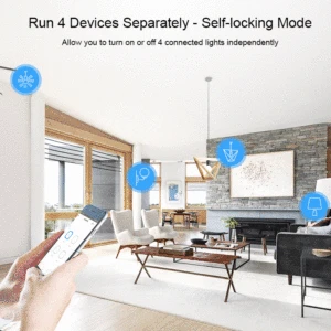 Hot Sale Sonoff 4ch R2 Multi-Channel Smart Wifi Switch Modification Parts, Each Independent Mobile Phone Remote Control Setting