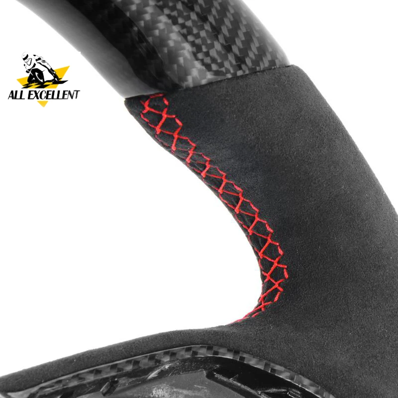 

Original Core For Audi A3 RS3 S-Line 2013-2019 Steering Wheel Real Carbon Fiber With Alcantara