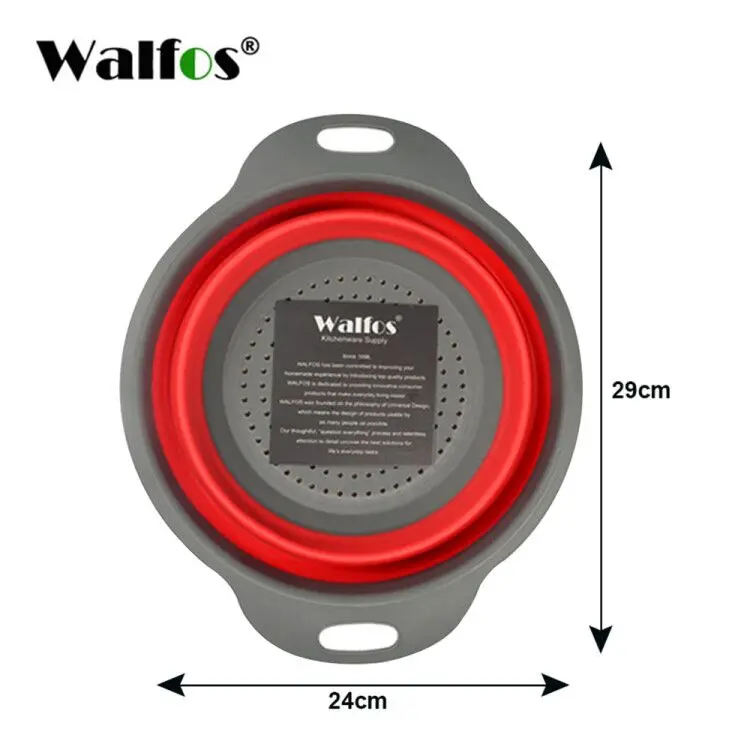 

WALFOS складной силиконовый дуршлаг