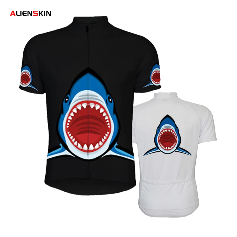

Alienskin Shark Cycling Jersey MTB Jersey Bicycle Men Team Cycling Shirts Short Sleeve Bike Wear Summer Premium Bicycle Clothing