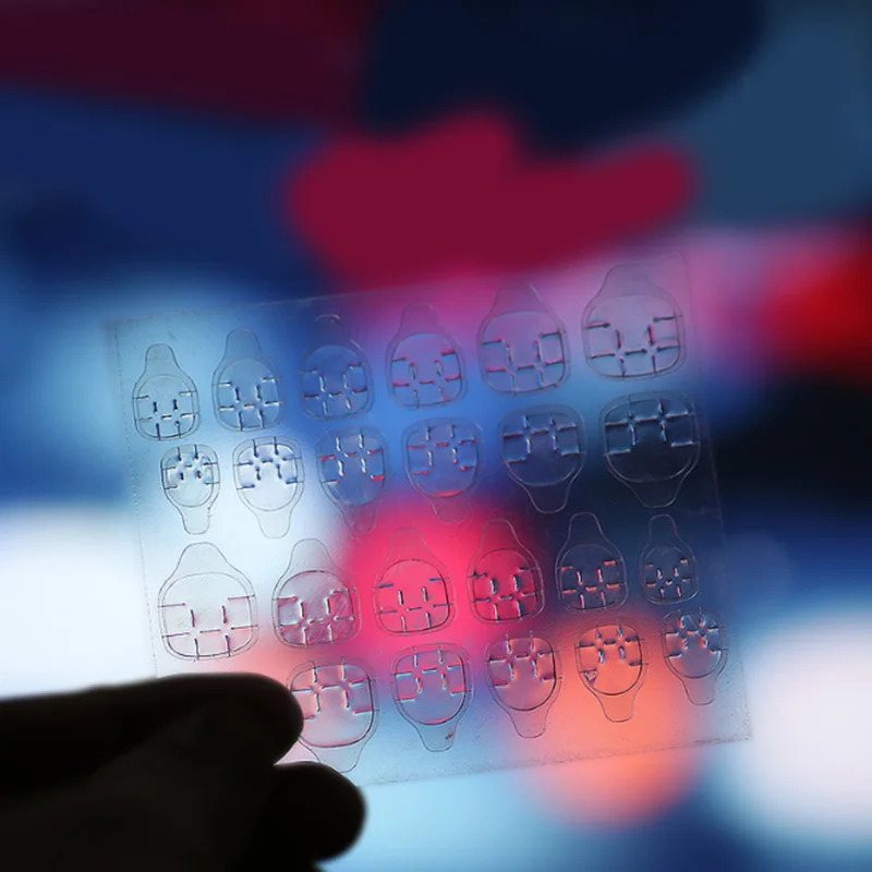 Новинка Лидер продаж 10 шт. Двусторонняя накладные клей для накладных ногтей