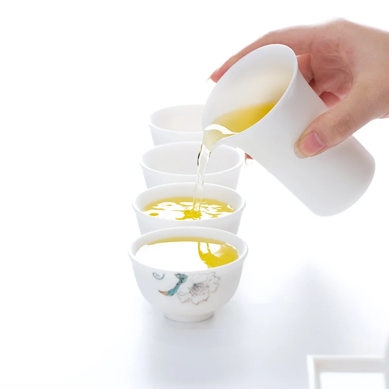 

Dehua white porcelain fair cup kung fu tea set filter tea sea tea separator tea set accessories tea water separator