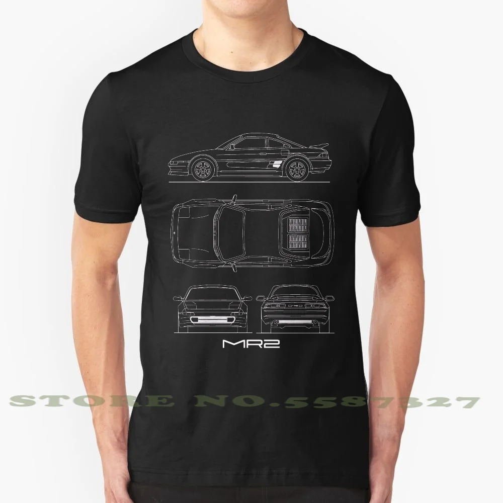 

The Mr2 Blueprint Graphic Custom Funny Hot Sale Tshirt Mr2 Mr2 Sw20 Japanese Import Japanese Sports Car Car Cars Sports Car