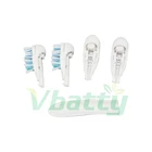1 Набор4 шт. 4734 модель Батарея Зубная щётка головы мягкие щетинки зубной щетки замена для Oral B двойного Чистота в комплекте насадки для зубной щетки