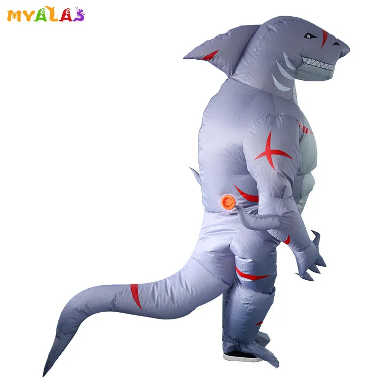 Purim Inflatable Alien Shark Animal Monster Men's Women's Cosplay Costumes Movie Halloween New Year Props Costume | Тематическая
