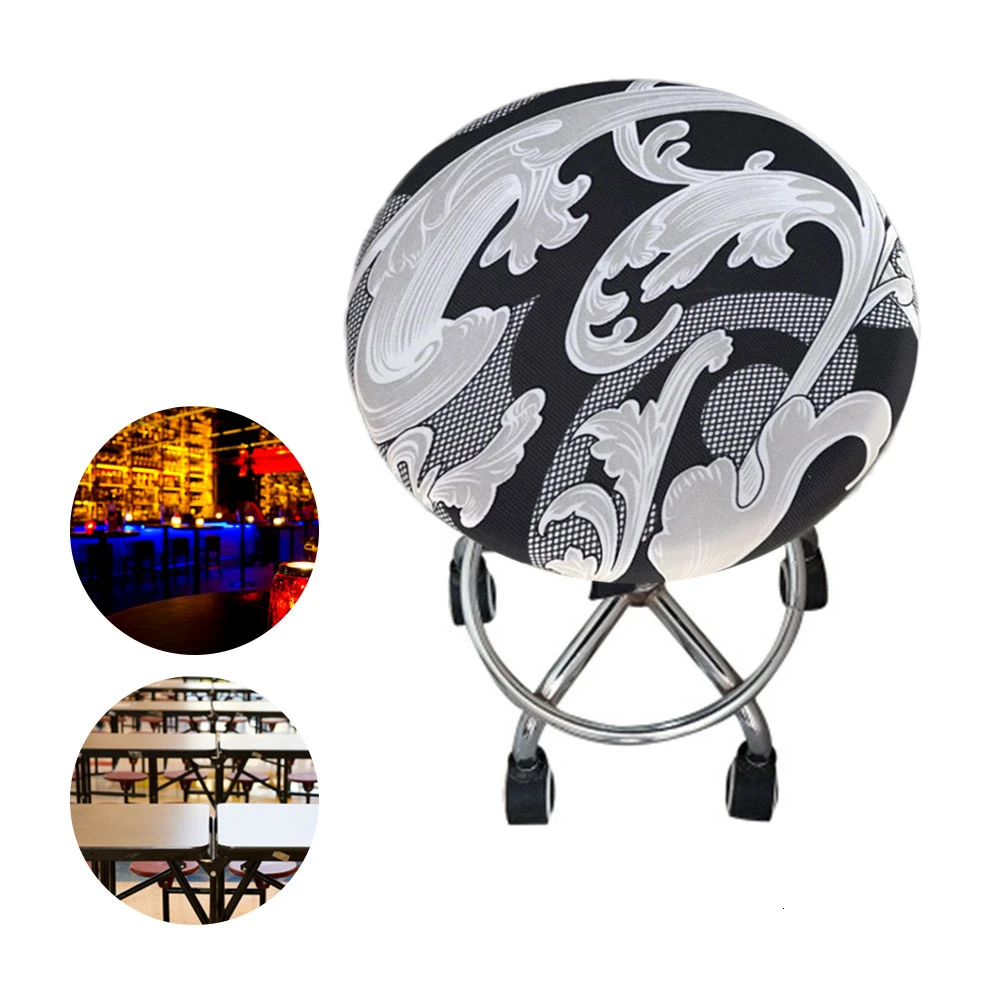 Чехол на сиденье для стула с цветочным принтом эластичный спандекс украшения