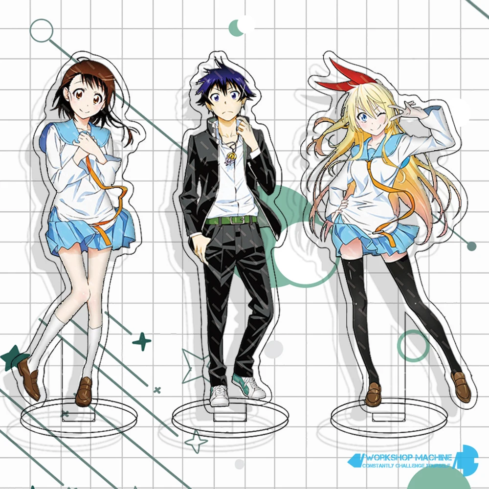 

Nisekoi Bedroom Decoration Accessories 16cm Stands Display House Home Living Room Modern Show Model Anime Free Shipping Decor