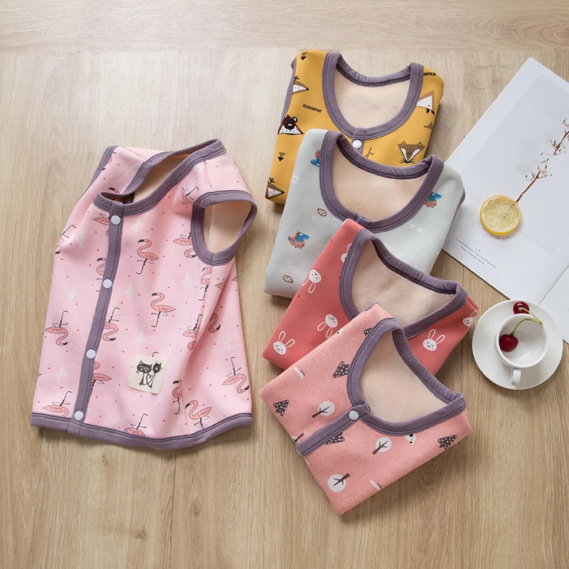 Детский жилет из 100% хлопка с принтом | Мать и ребенок