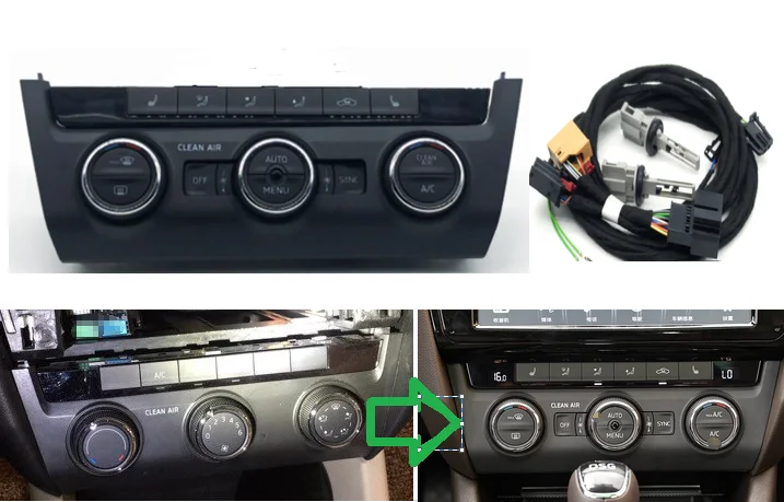 Обновленная автоматическая панель управления кондиционированием воздуха Climatronic