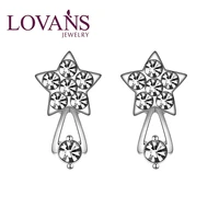 lovans fashion cute design women korea style ear little stud for girl friend valentines jewelry party engagement earrings