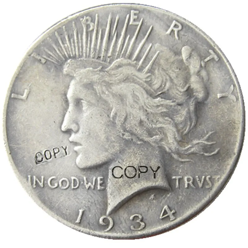 

US Date 1934-D Peace Dollar Silver Plated Copy Coin