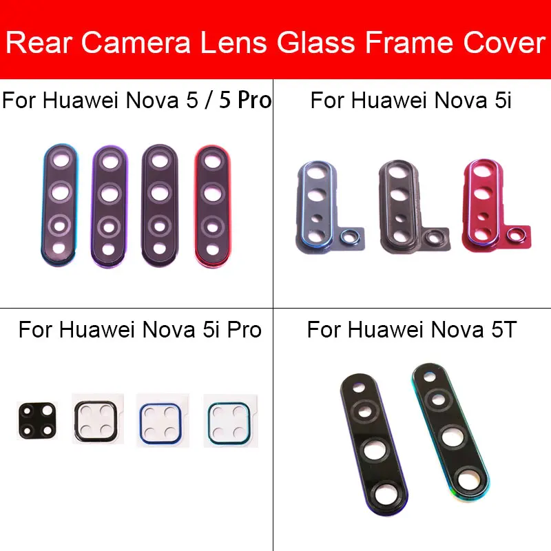 Объектив камеры для huawei Nova 5 5i 5T Pro задняя камера стеклянная крышка Защитная линза
