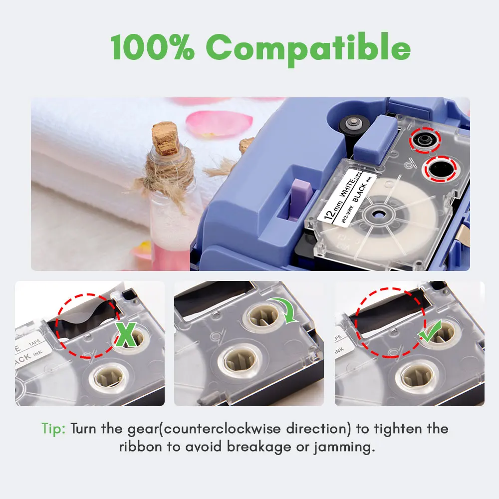 Этикетка для CASIO XR-18SR черный на серебристом картридж печати этикеток XR-18WE KL-130