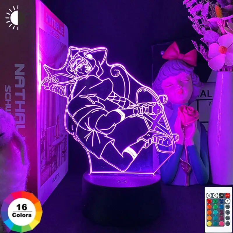 

Аниме лампа SK8 фигурка бесконечности 3D светильник Miya Chinen для ребенка Hoom Спальня Декор акриловая Ночная лампа Рождественский подарок