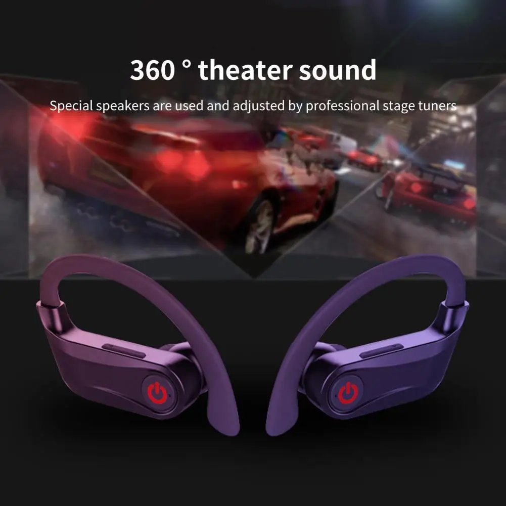 

New 1 Pair Q62 Wireless Earbud Sensitive Voice Sport Earphone Control ABS Noise Reduction Stereo Earphone for Music