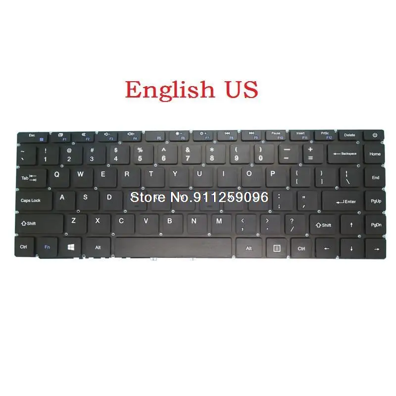 

Клавиатура для ноутбука UMAX, для VisionBook 14WA, цвет бирюзовый, английский, США, черный