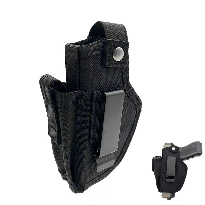 

Tactical Holster for Concealed Carry with 2 Strap Fits Subcompact Compact Handguns Pistol Case Hunting Holster with Mag Pouch