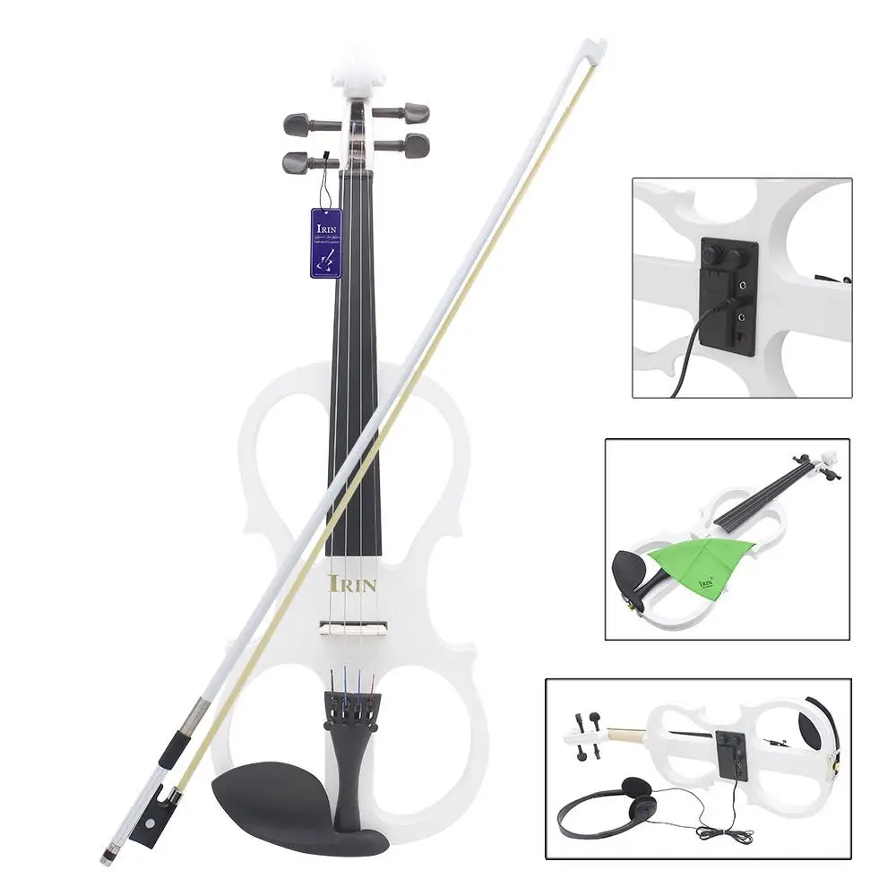 IRIN 4/4 Electric Acoustic Violin Fiddle with Case Cover Bow for Musical Stringed Instrument Lovers Beginners | Спорт и развлечения