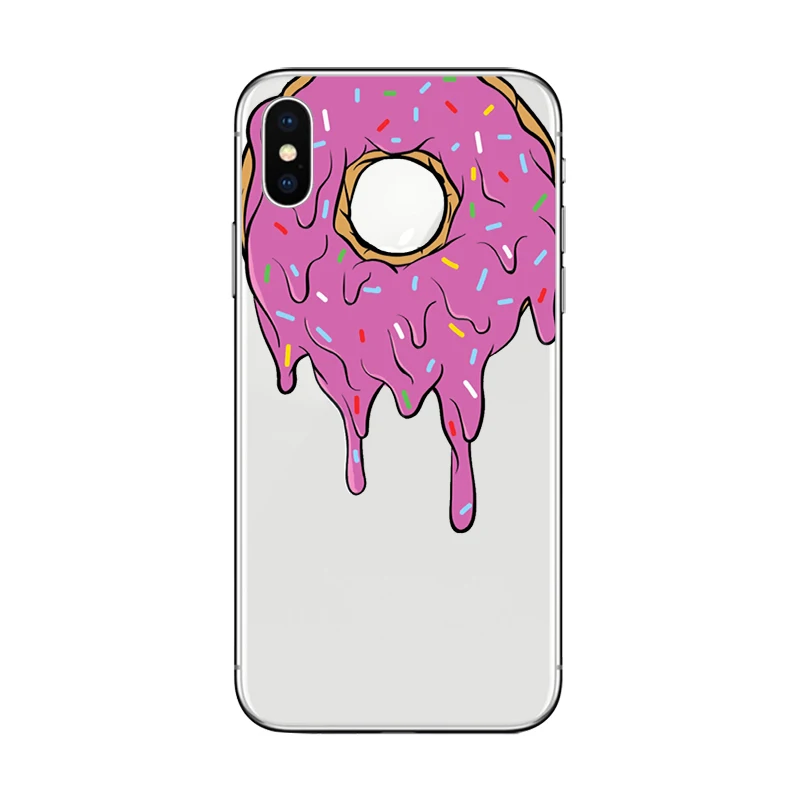 Ciciber милый мультяшный еда Макарон суши iPhone 11 Pro Max 7 8 6 6S Plus 5S SE X XR XS ТПУ чехол Мягкий