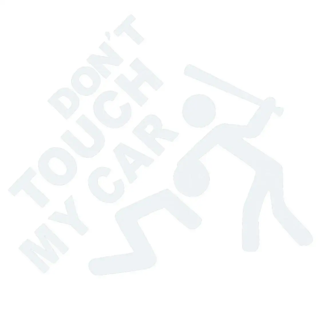 Автомобильная наклейка не трогайте мои Автомобильные буквы съемная виниловая